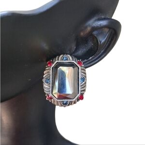 Vintage 1928 Collection Marcasite Statement Earrings – Art Deco Revival